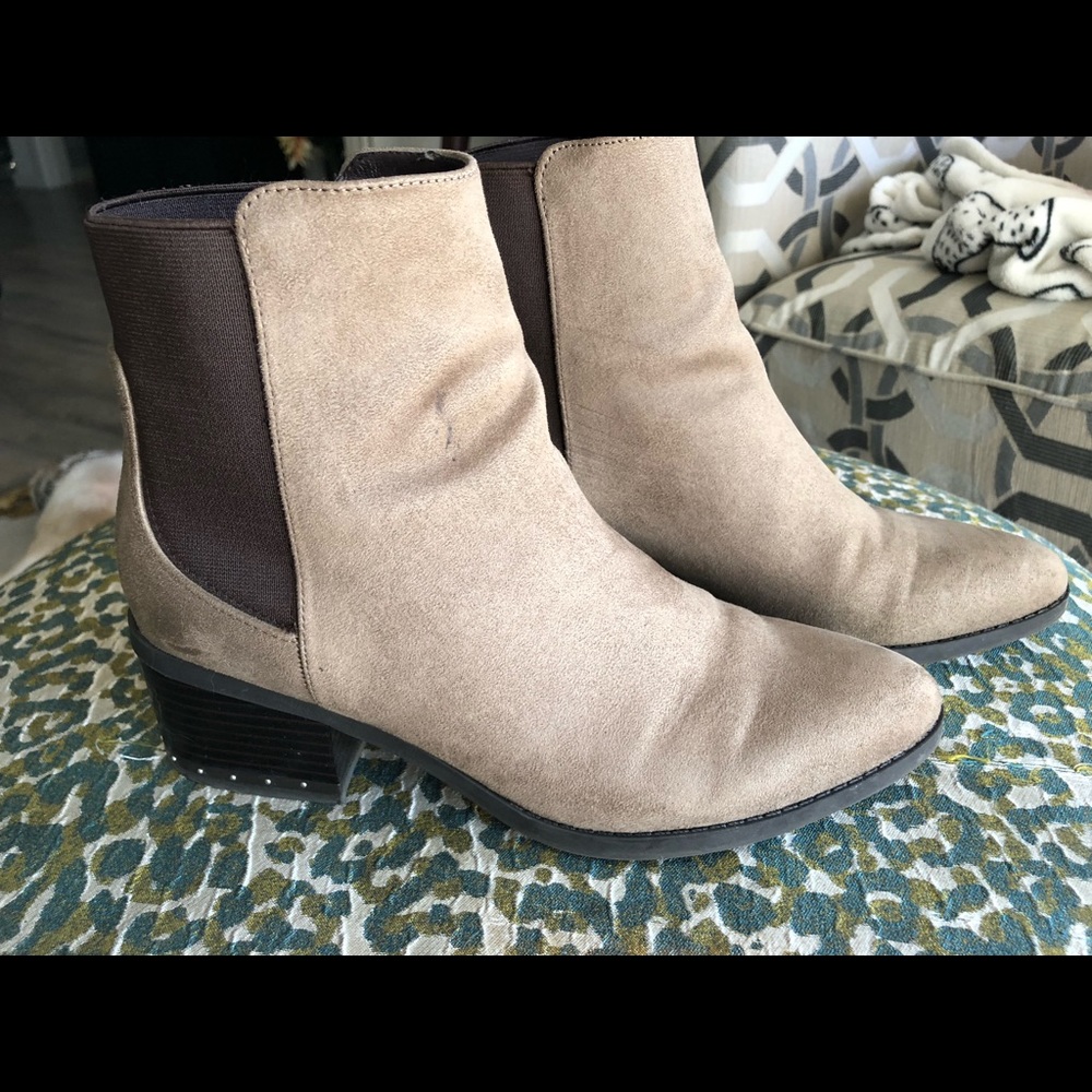 Light brown “call it spring” booties